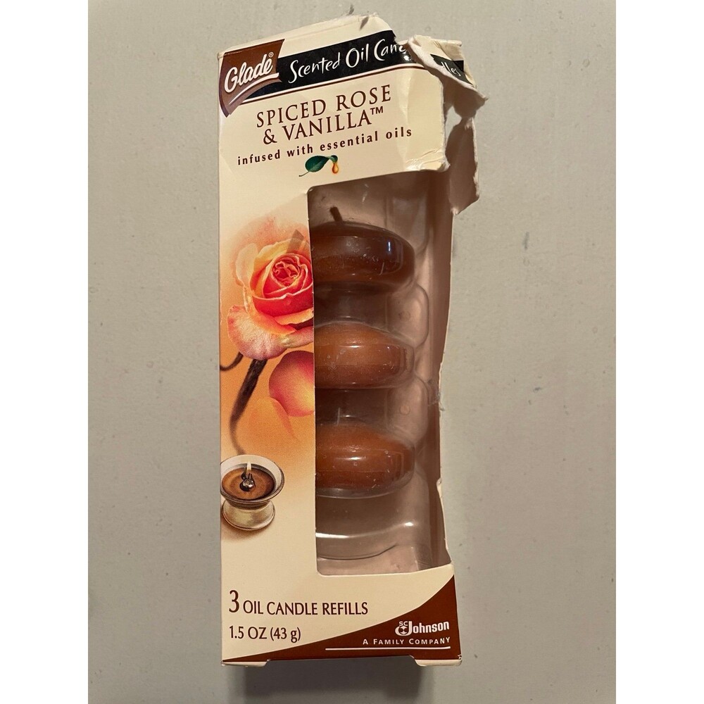Glade Scented Oil Candlr Spiced Rose & vanilla